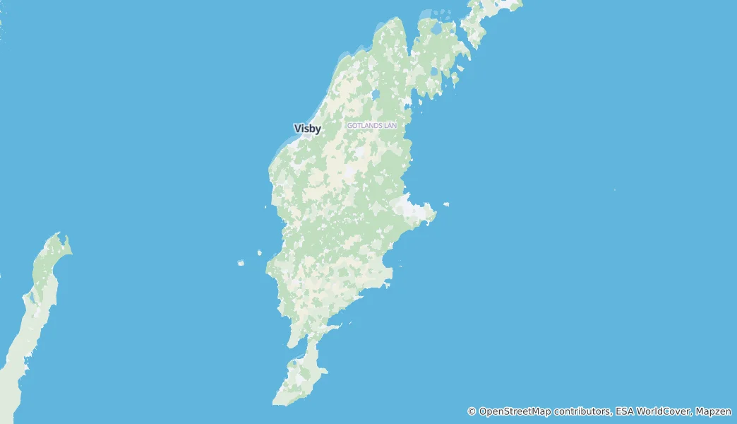 Mappa di Gotland