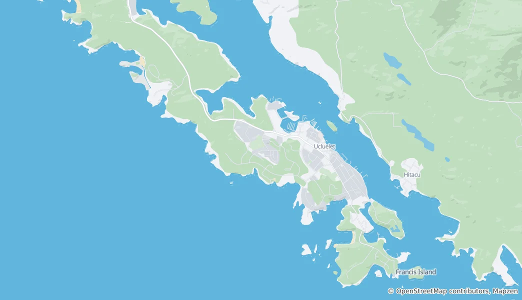 Carte de Ucluelet