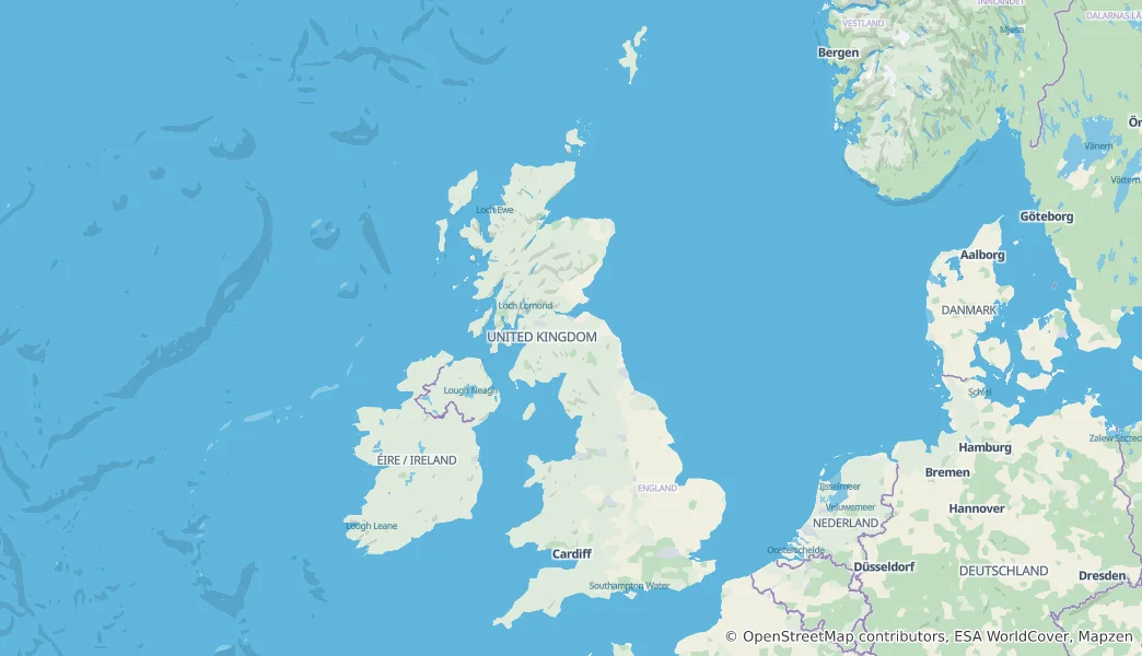 Map of United Kingdom