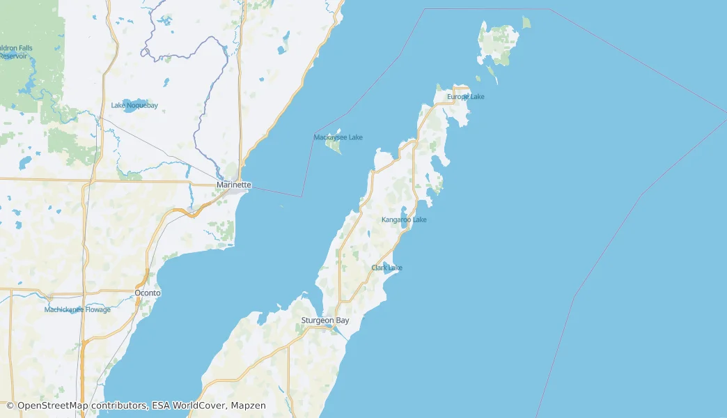 Door County — Karte