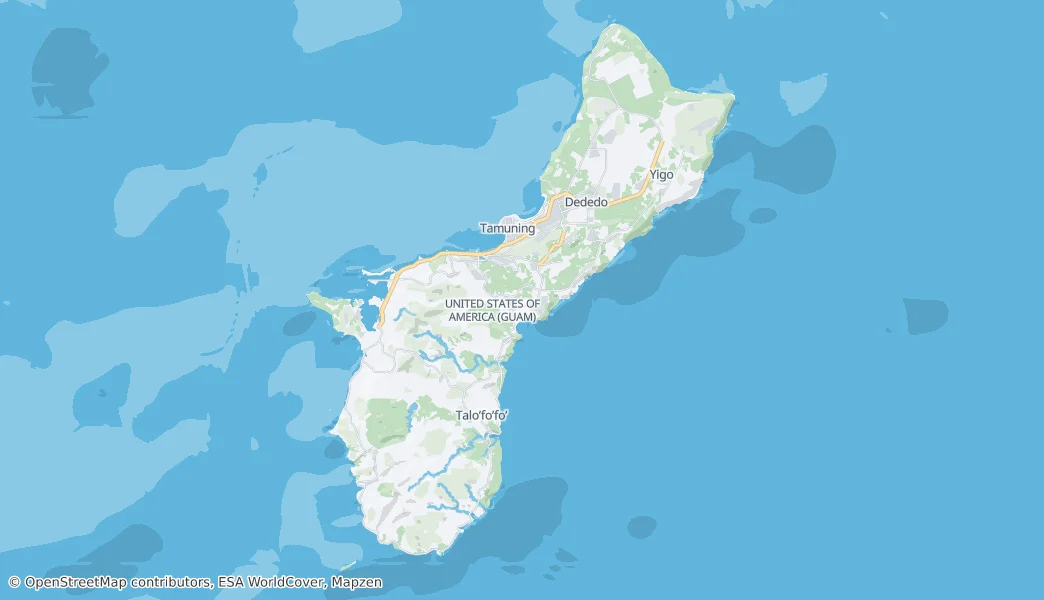Guam — Map