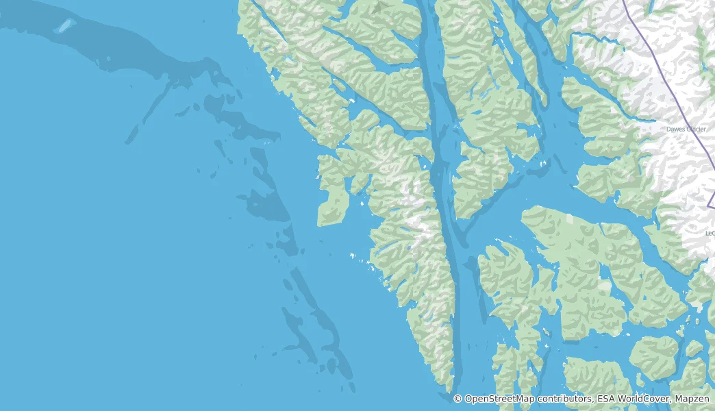 Mappa di Sitka