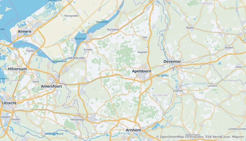 Mapa De Veluwe
