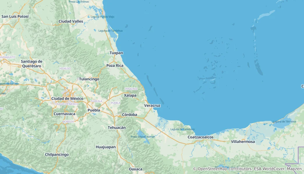 Mapa De Veracruz
