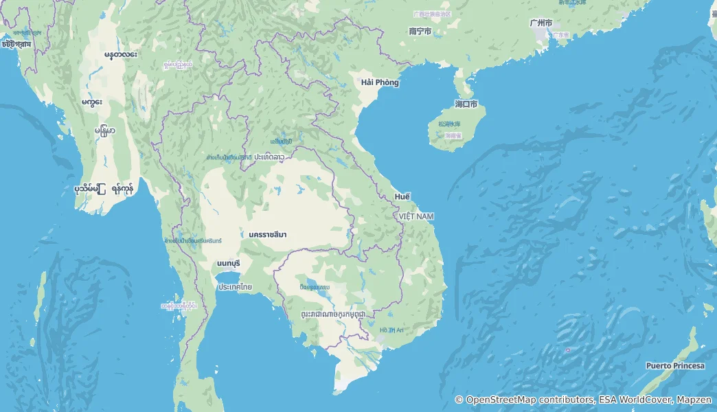 Map of Vietnam