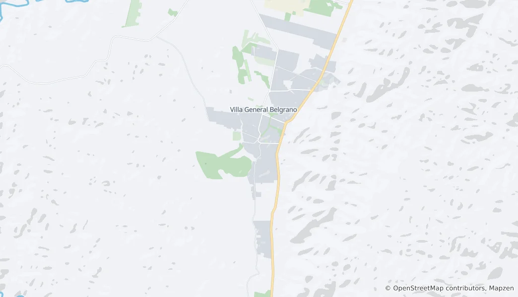 Mapa Villa General Belgrano