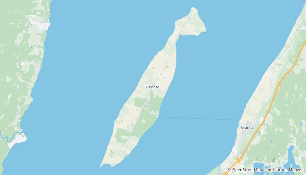 Térkép: Visingsö