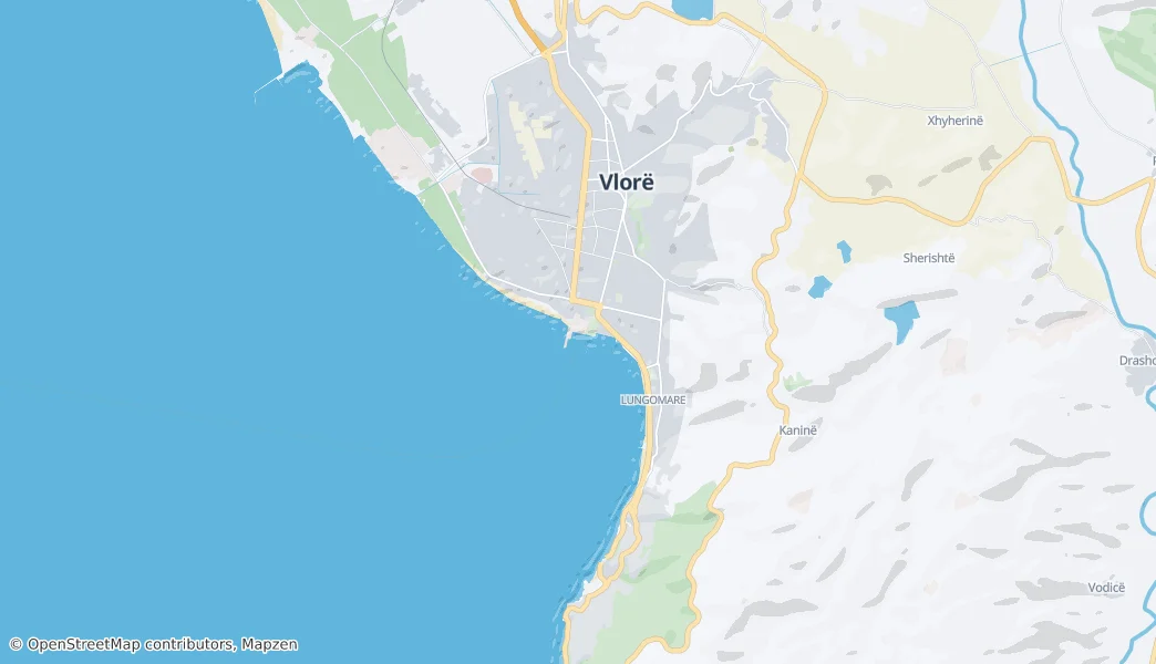 Vlora — Karte