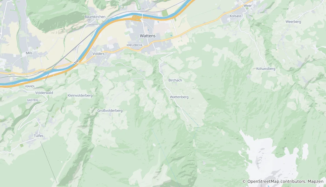 Carte de Wattens