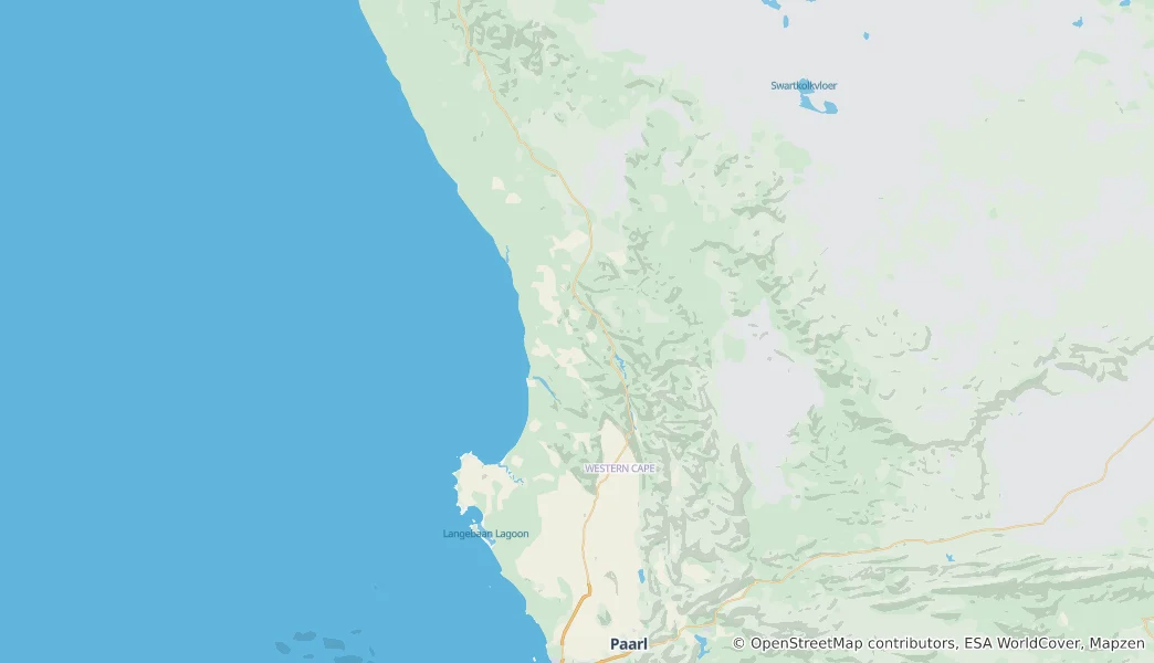 Map of West Coast