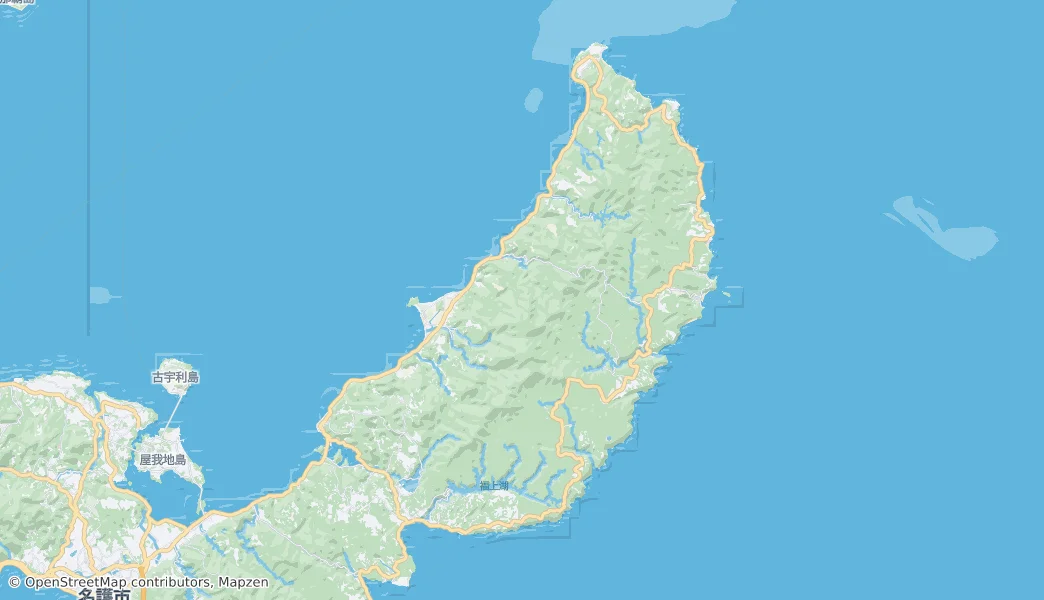 Yanbaru National Park — Kaart