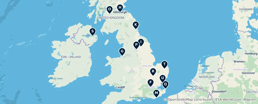 Map of United Kingdom