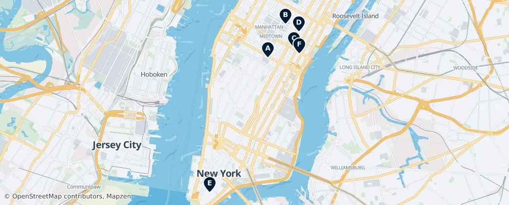 Map of New York City
