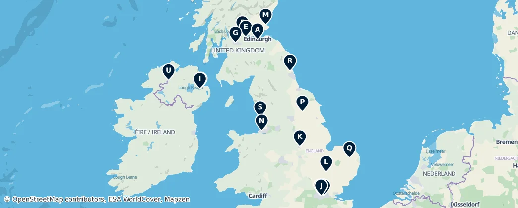 Map of United Kingdom
