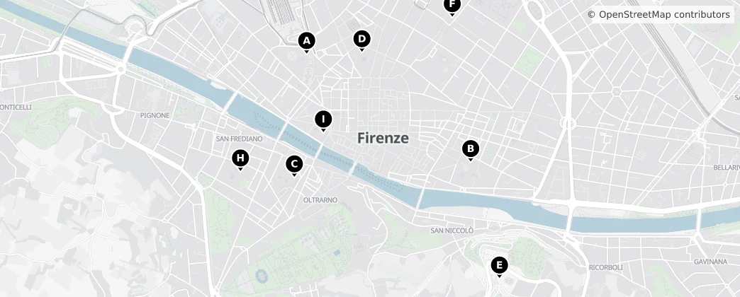 Map of Florence
