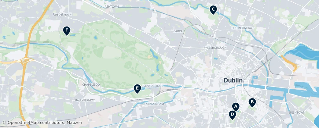 Map of County Dublin