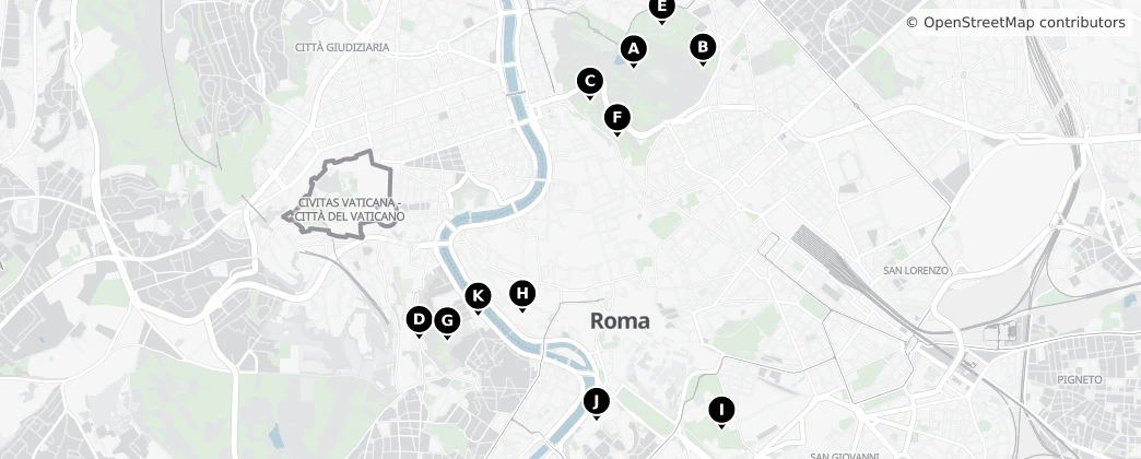 Map of Rome