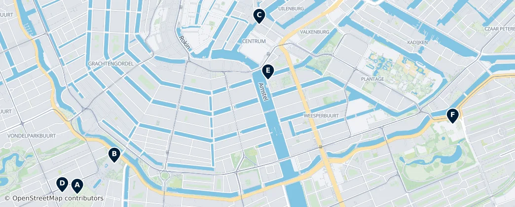 Map of Amsterdam