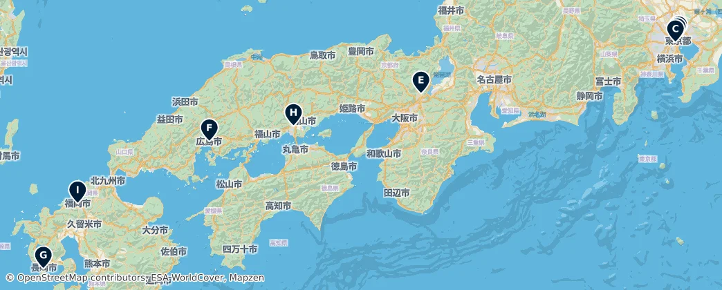 Map of Japan