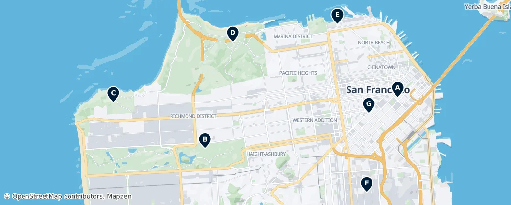 Map of San Francisco