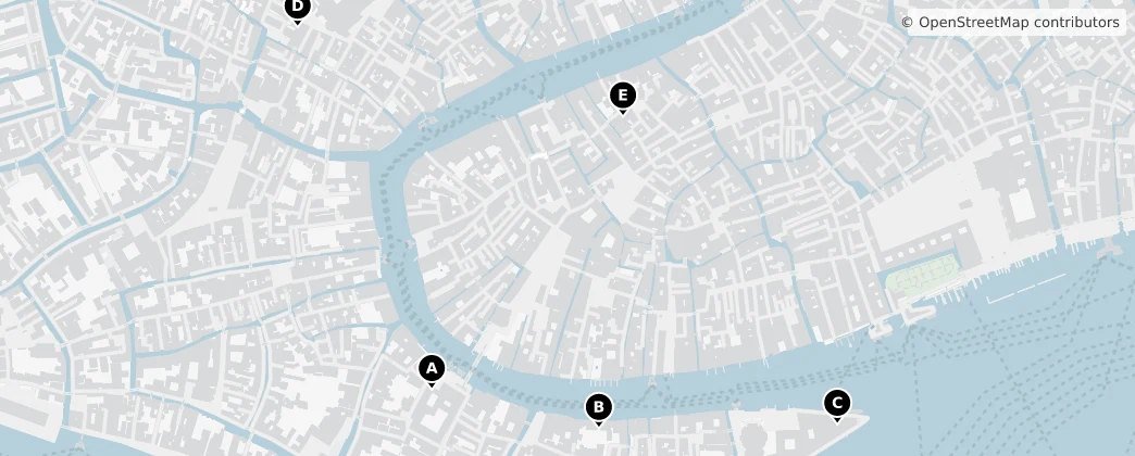 Map of Venezia