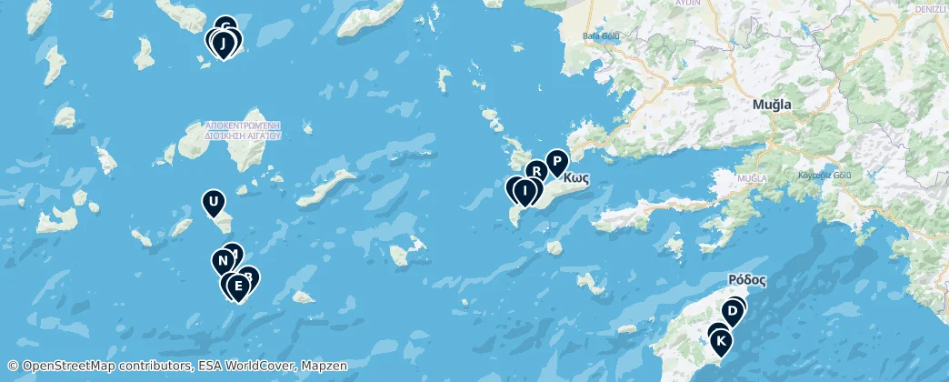 Map of Decentralized Administration of the Aegean
