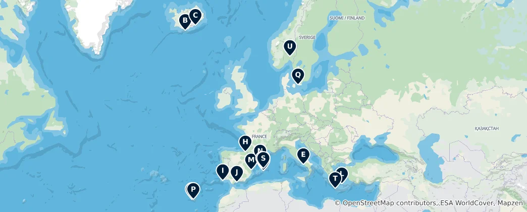 Map of Europe