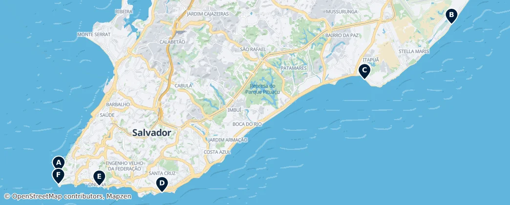 Map of Região Geográfica Intermediária de Salvador