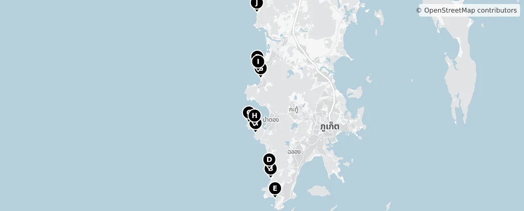 Map of Phuket