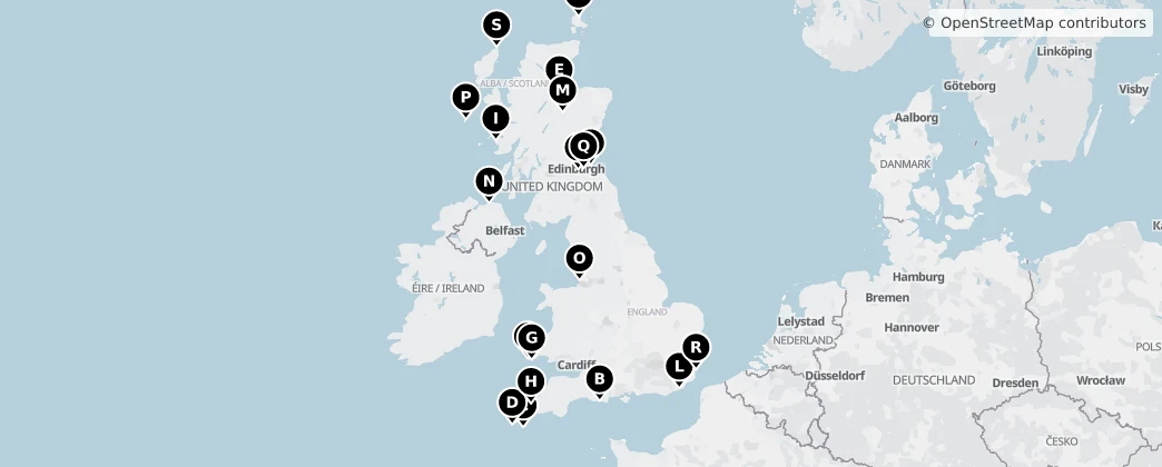 Map of United Kingdom
