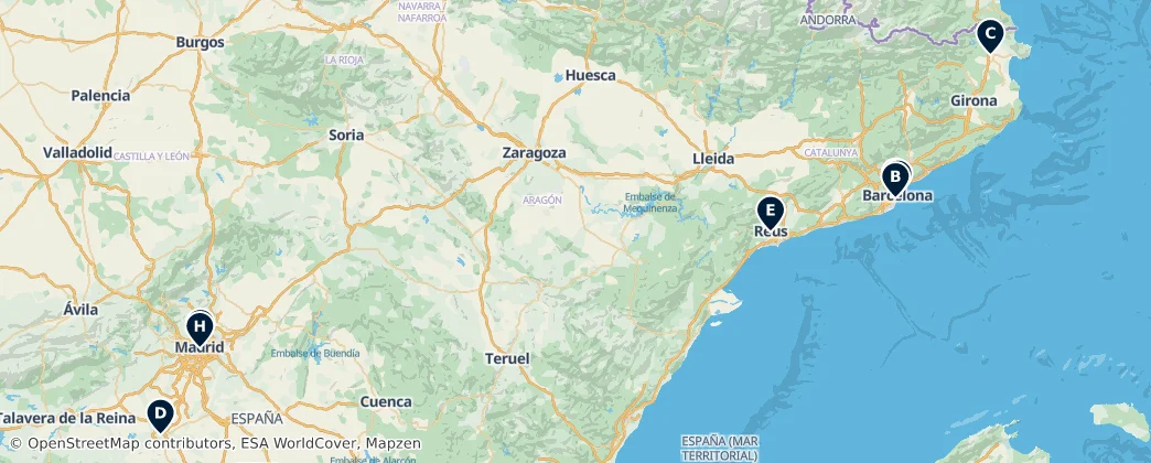 Map of Spain