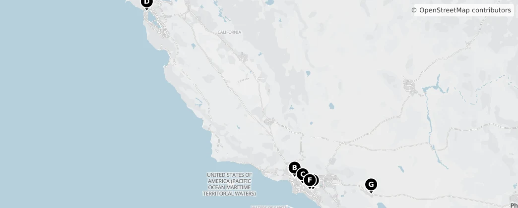 Map of California
