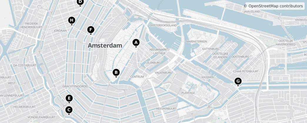 Map of Amsterdam