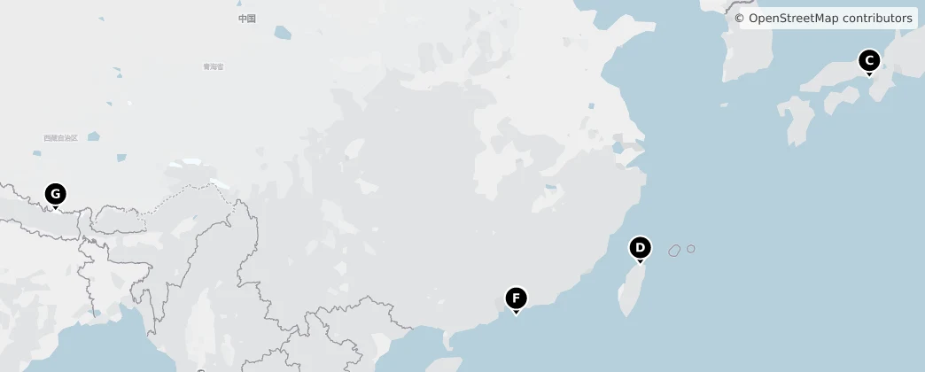 Map of Asia