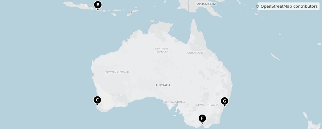 Map of Oceania