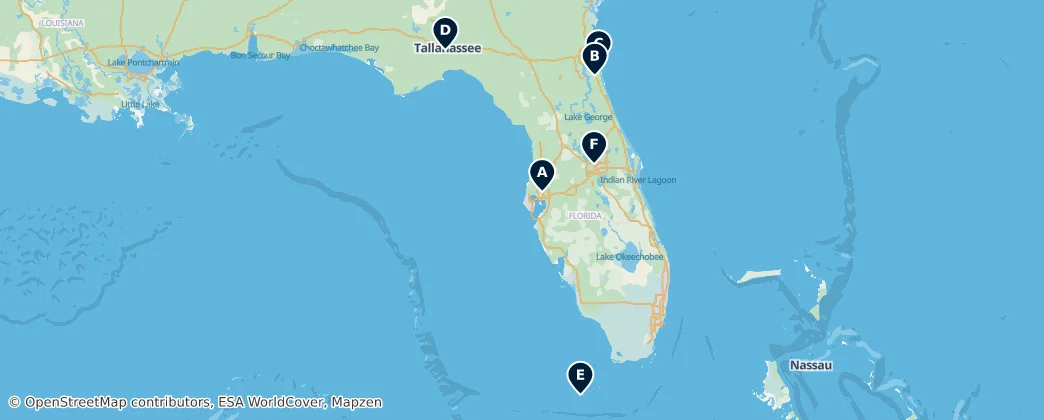 Map of Florida
