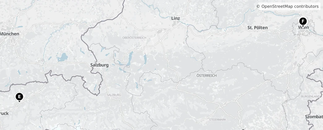 Map of Austria