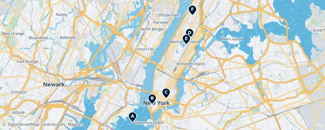 Map of New York City