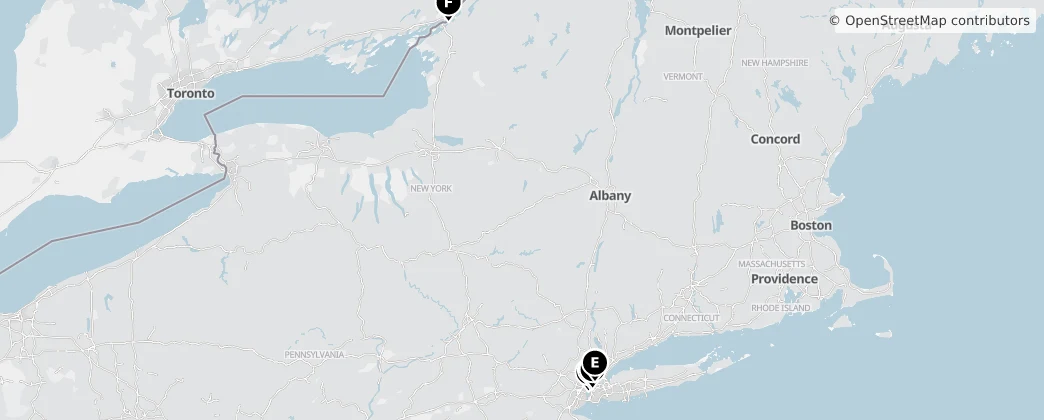 Map of New York