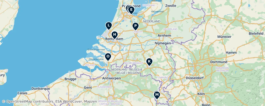 Map of Netherlands