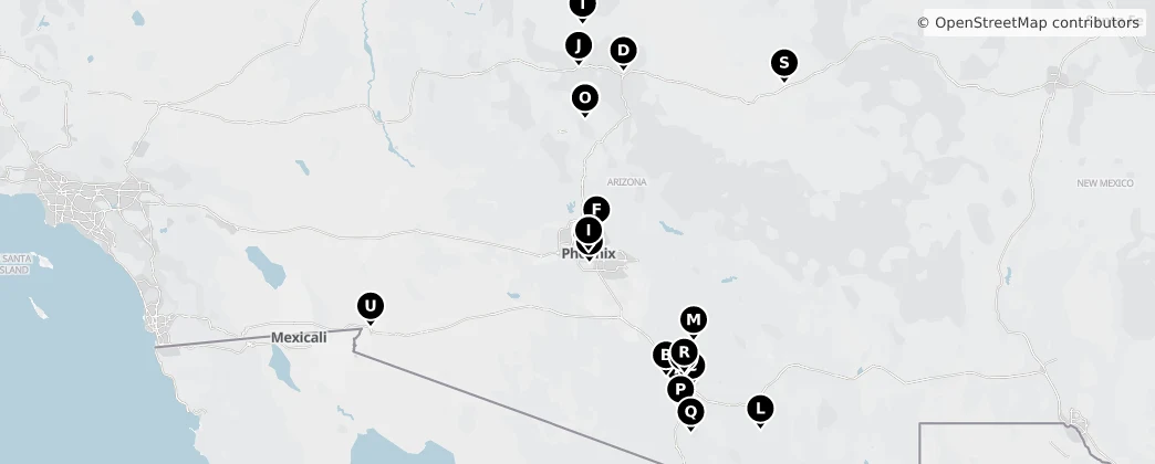 Map of Arizona