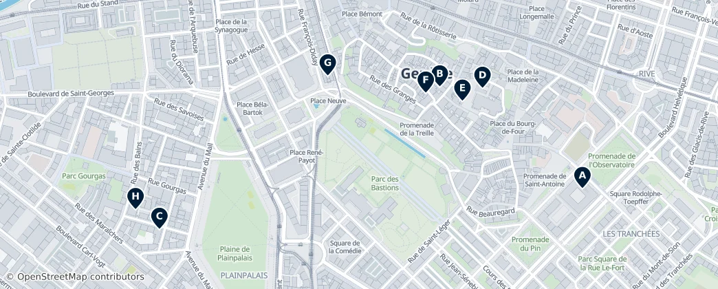 Map of Carouge