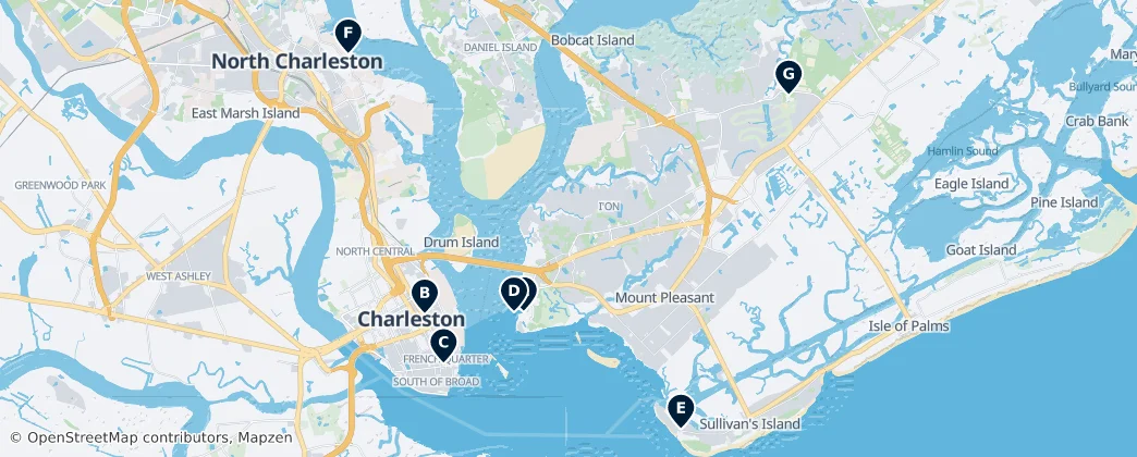Map of Charleston