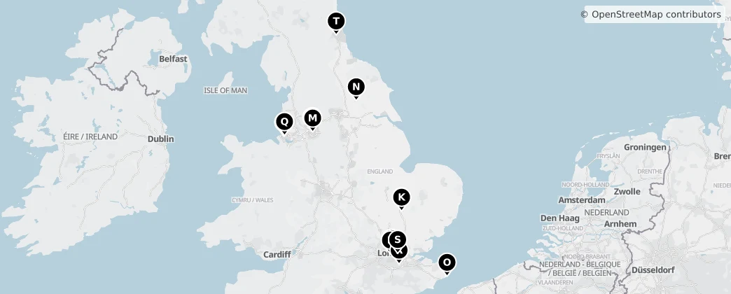 Map of England