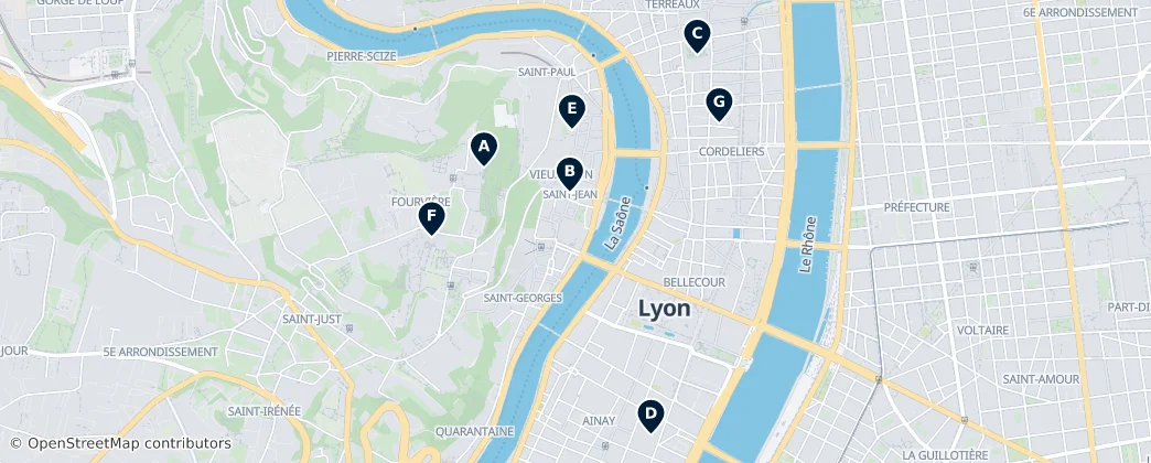 Map of Historic Site of Lyons