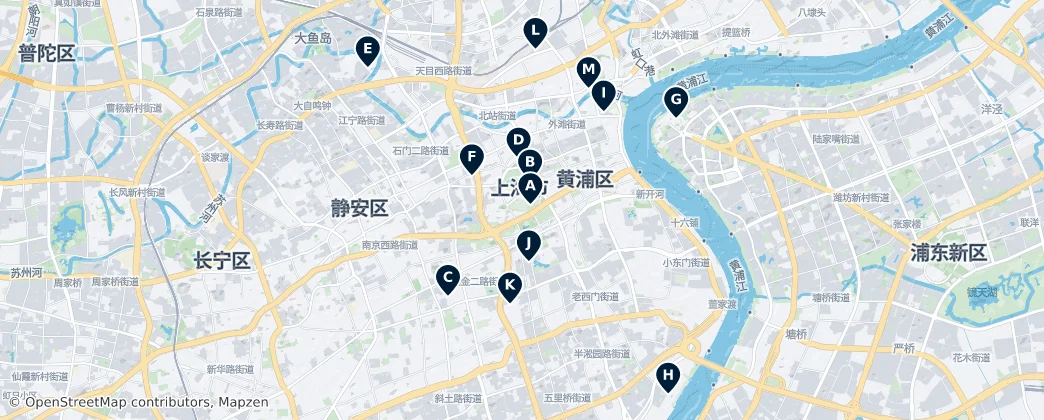 Map of Huangpu District