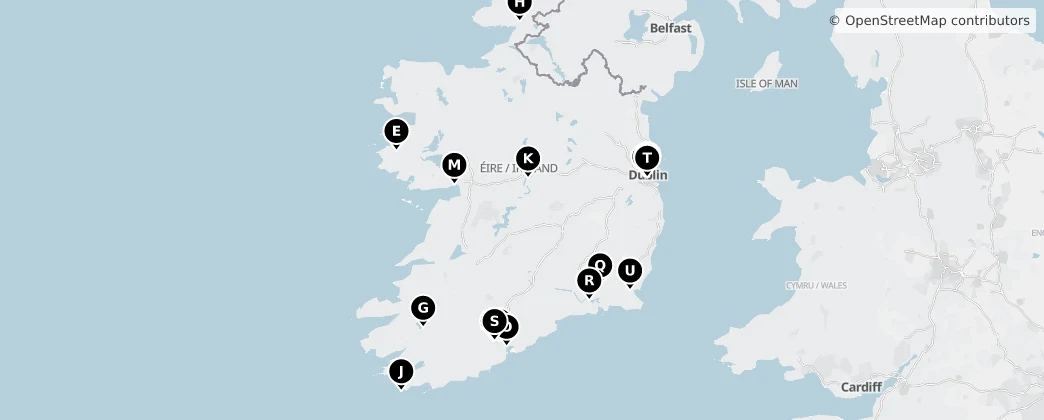 Map of Ireland
