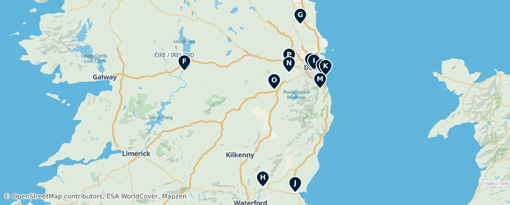 Map of Leinster
