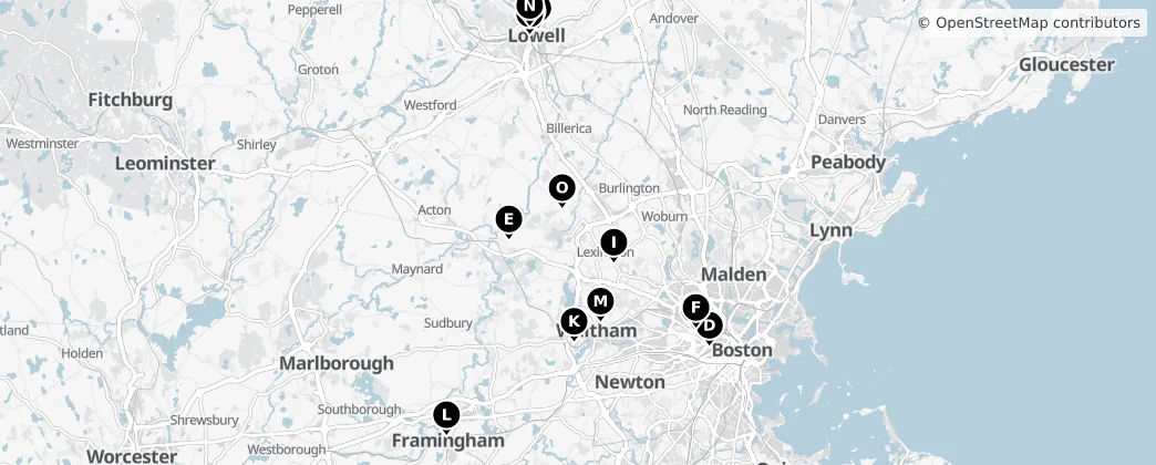 Map of Middlesex