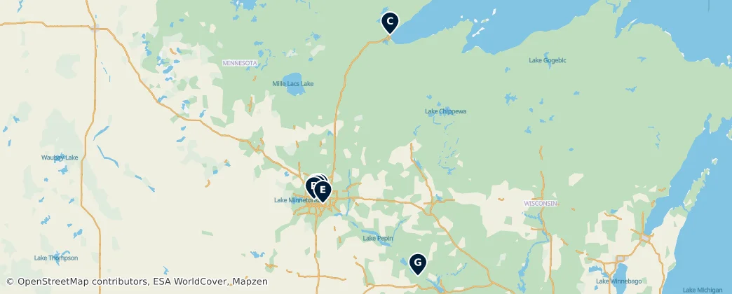 Map of Minnesota